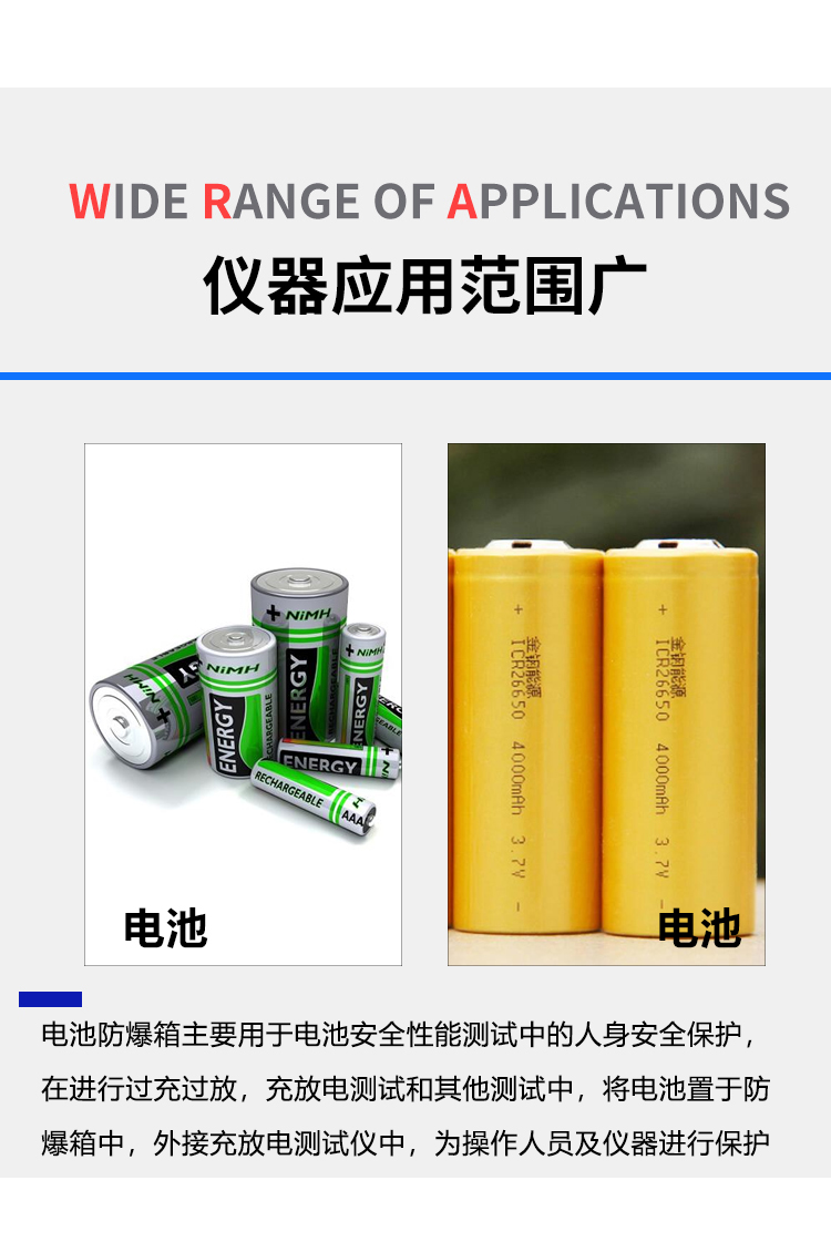 鋰電池防爆試驗箱